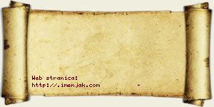 Jesenka Mitrović vizit kartica